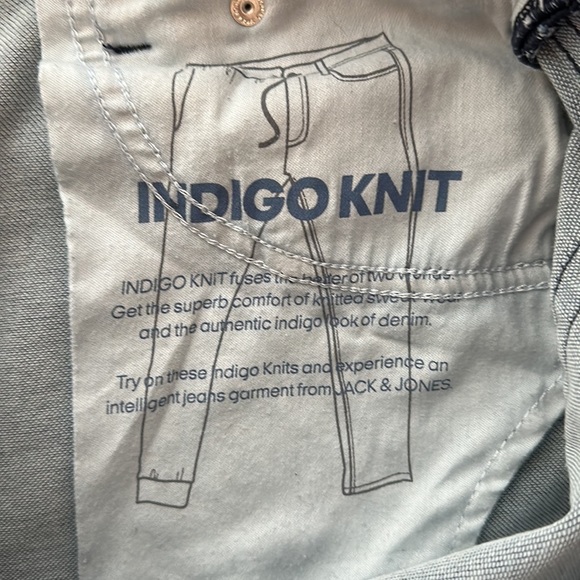 Jack & Jones Glenn 106 Slim-Fit Indigo Knit Stretch Denim Jeans 33W x 32L - Picture 13 of 13